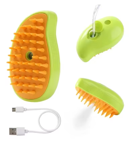 Cepillo De Vapor 3en1 Masajeador Gatos